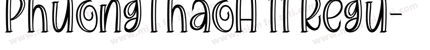 PhuongThaoH 11 Regu字体转换